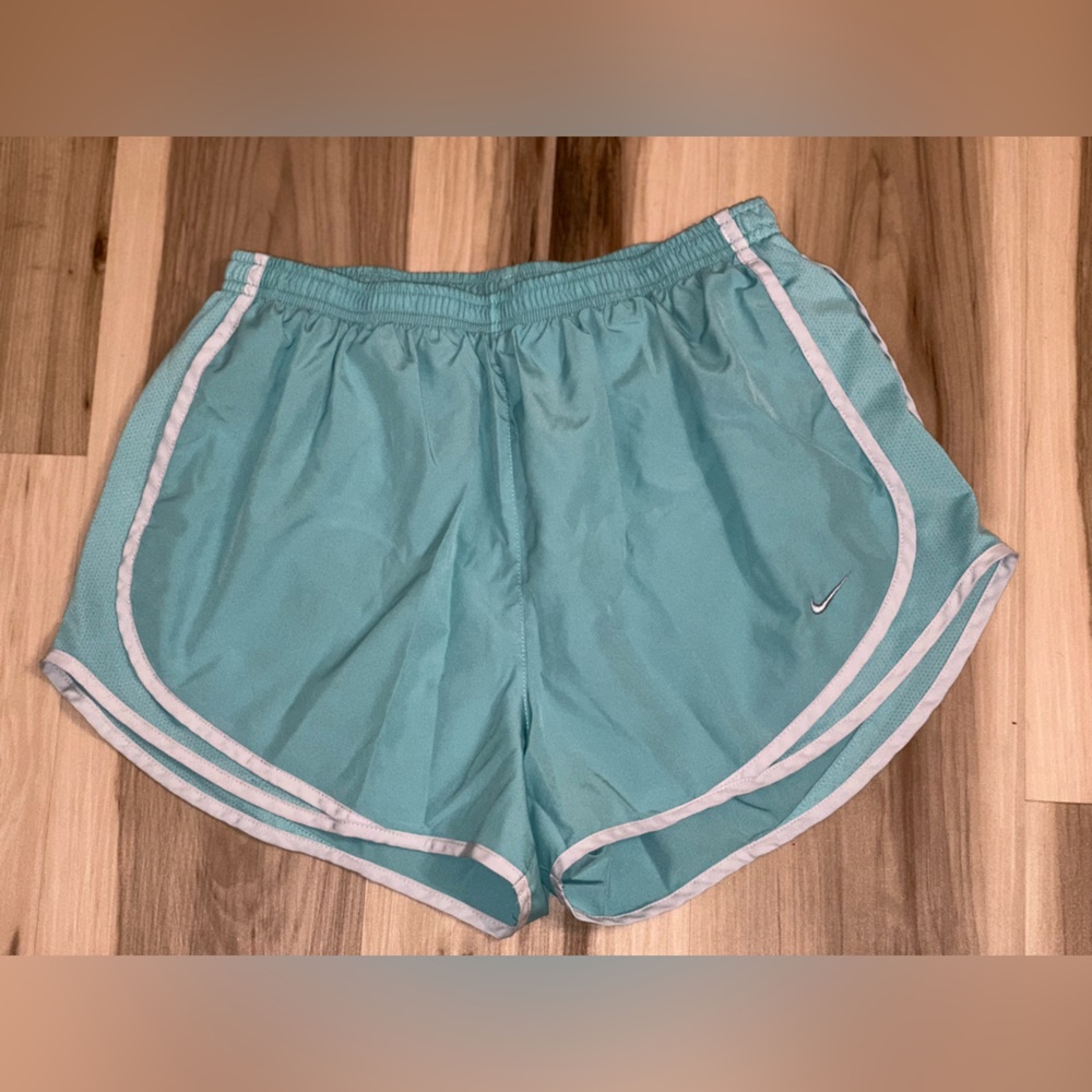 Blue Dry Tempo Women’s Nike track shorts. Size large